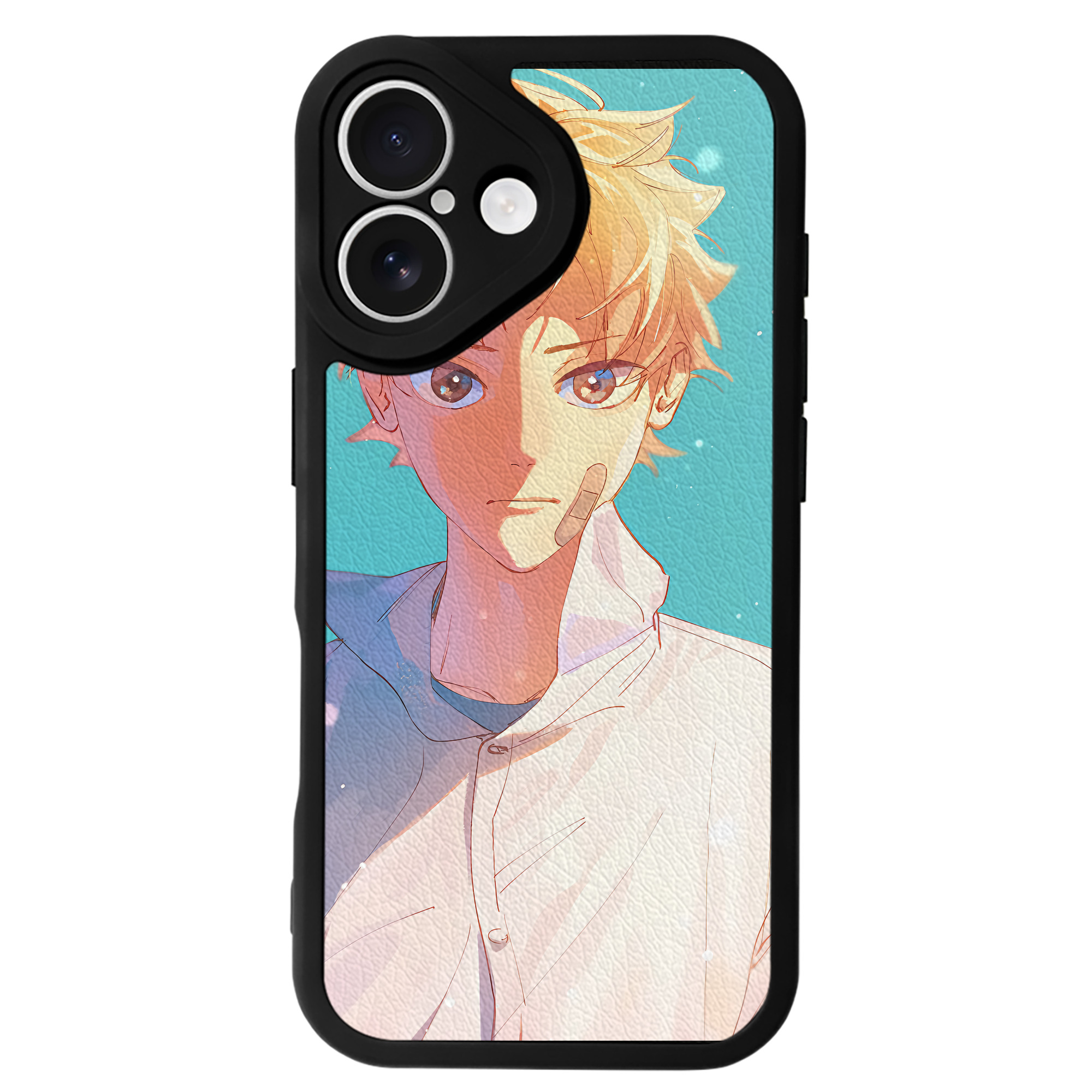 （画像用） ハイキュー!! Haikyu!! 【iPhone 16シリーズ対応】シリコンスマホケース（レザー調） 材質：シリコン